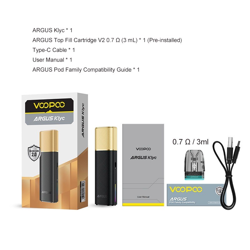 VOOPOO Argus Klyc Pod Kit - Image 5